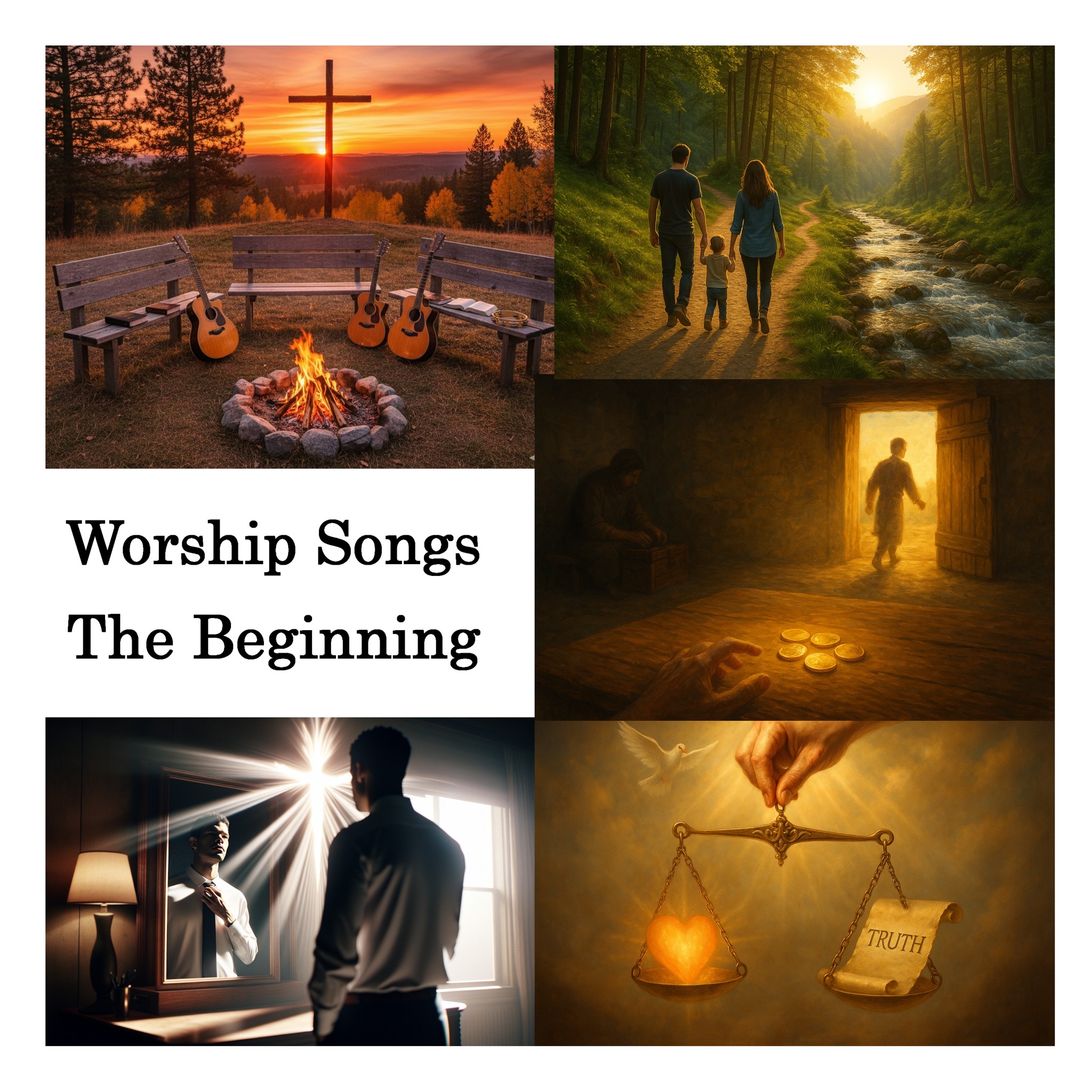 Original cover artwork for Worship Songs – The Beginning